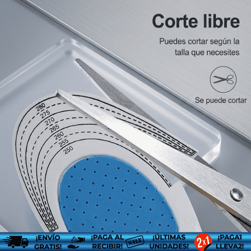 PlantiX™ ¡PAGA 1 PAR Y LLEVA 1 GRATIS! | Plantillas ortopédicas para aliviar dolor