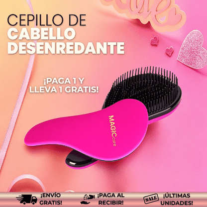 MagicCare® | Cepillo anticaída que desenreda tu cabello al instante ¡OFERTA2X1!
