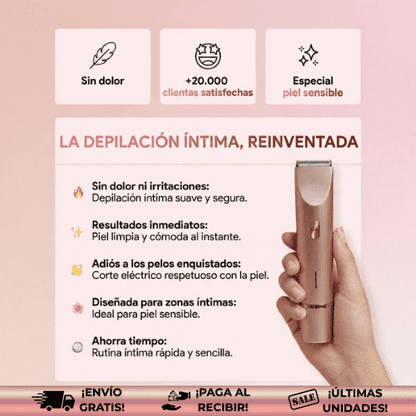 ePhra™ | Rasuradora doble punta rápida, eficaz y sin dolor.