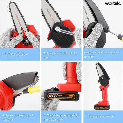 Motosierra Wortek™ | El mejor aliado para tu jardín + Maletín gratis