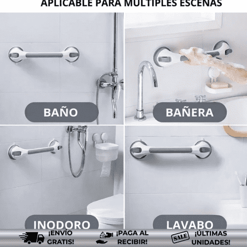 Lumelle™ ¡Oferta 2x1! |  Barras de agarre para baño anticaídas