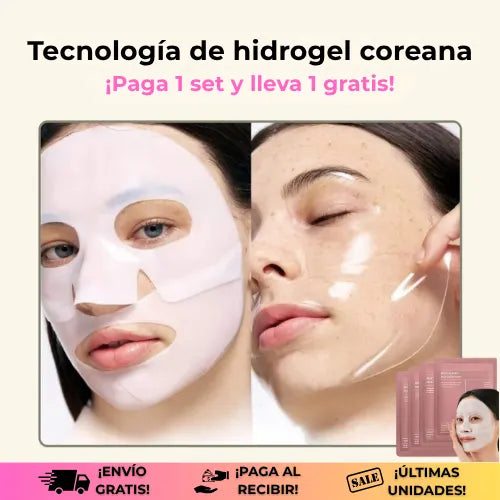 Luma® | Recupera tu confianza, luce un rostro descansado y brilla con luz propia (Set x4 mascarillas)