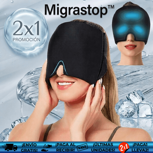 MigraStop™ ¡Oferta 2x1! | Gorro de gel para control de migrañas